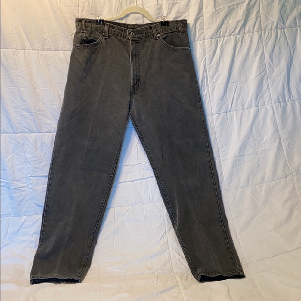 Levis Vintage 550 Faded Black Jeans